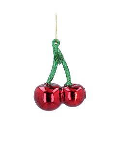 Gisela Graham Red/White/Blue Rocket Glass Tree Decoration